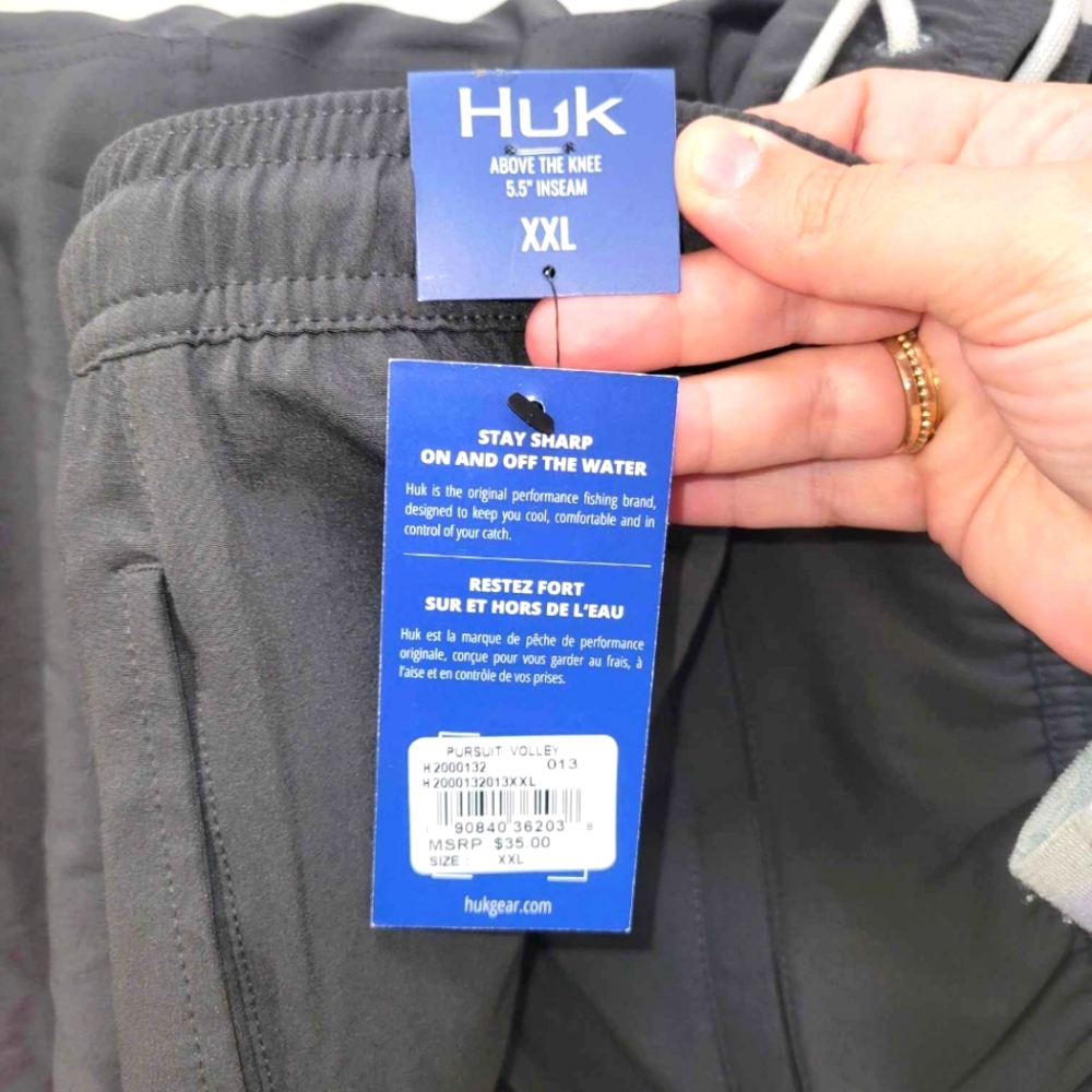 Men's Huks swim shorts, size 2xl. - Picture 1 of 2